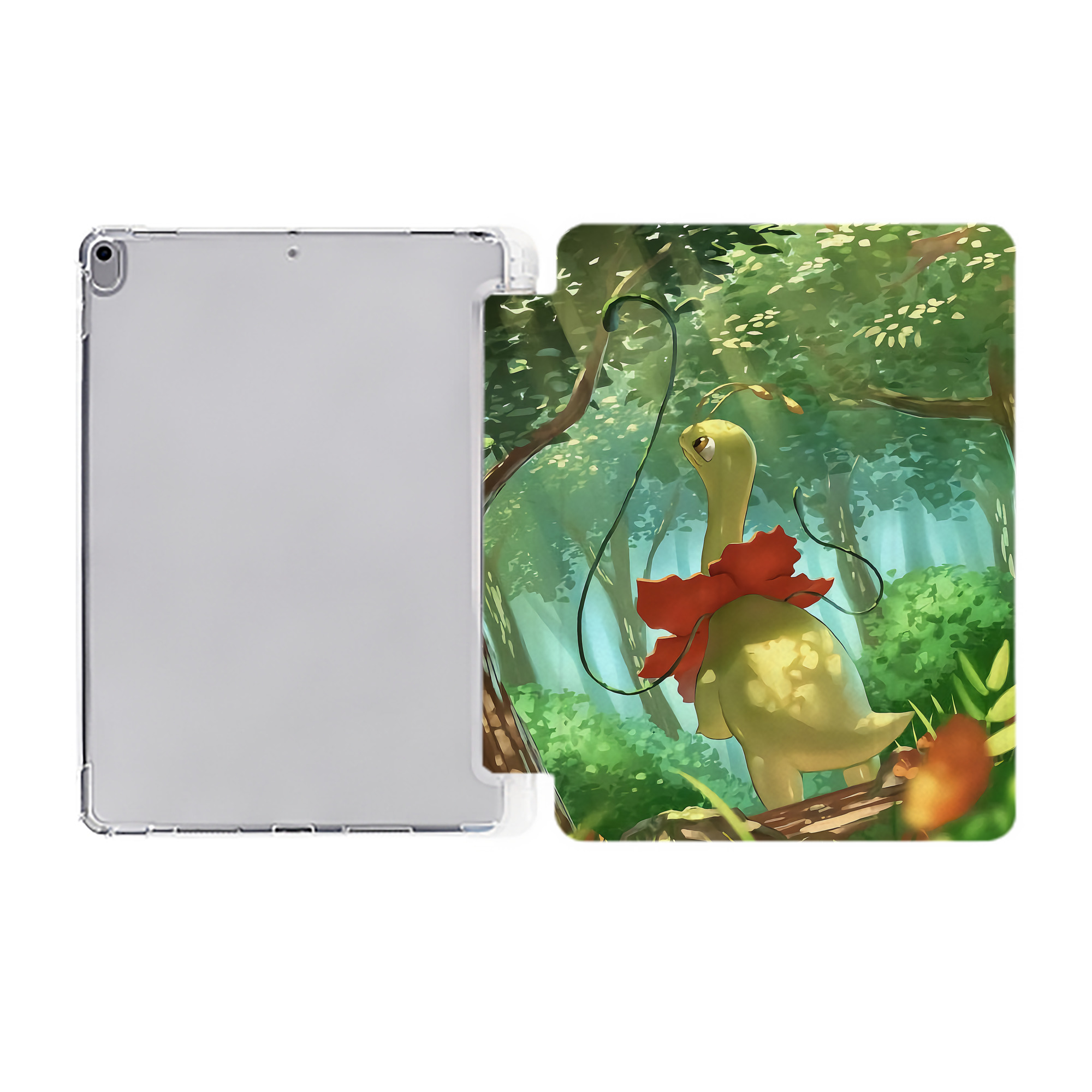 （画像用） ポケットモンスター Pokémon IPad ケース ペン収納付き 三つ折りスタンド PUレザー×シリコン 対応機種9.5/10.5/10.9インチ